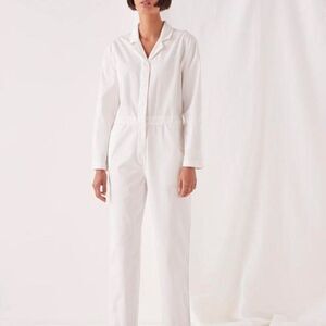 ASSEMBLY LANE Harper Boilersuit in White‎ Sz AUS 8 (S)